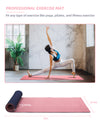 COOLMOON 1/4 Inch Extra Thick Yoga Mat Double-Sided Non Slip,Yoga Mat For Women and Men,Fitness Mats With Carrying Strap,Eco Friendly TPE Yoga Mat , Pilates And Exercises Mat