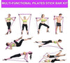 Pilates Reformer Resistance All-in-one Strength Resistance Band Equipment for Body Fitness Squats and More